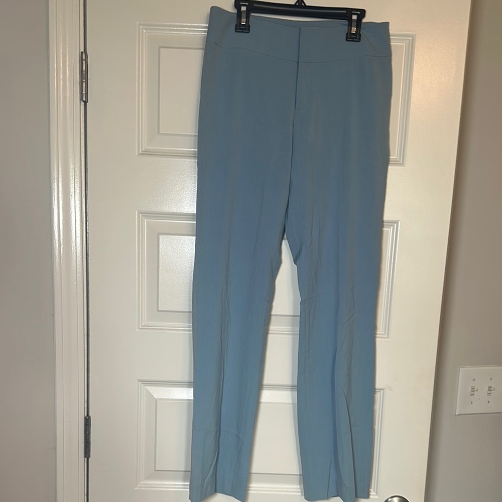 Andre Oliver Blue Straight Leg Pants